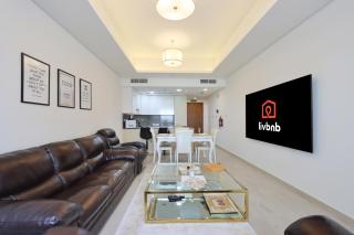Livbnb-Tranquil 1B Steps to PalmBoardwalk Sea View - Dubai - 3