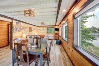 Private Island Home in Belding with Dock and Grill! - 8