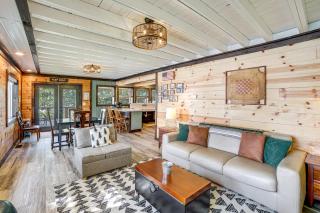 Private Island Home in Belding with Dock and Grill! - 6