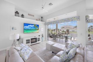 W exposure waterfront home with pool and dock - 8