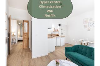 Votre nid douillet*Hyper centre*Netflix/WIFI/Clim - 0