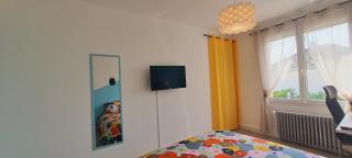 La maison ocre - chambre turquoise - Rezé - 7
