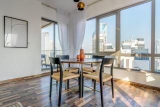 Blueground South Ridge Tower 1 city view pool DXB-1409 - Dubai - 3