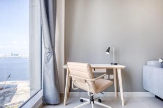 Blueground Dubai Creek Harbour pool gym DXB-1218 - 6