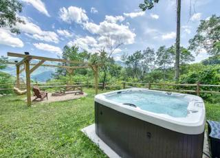 Maggie Valley Cabin with Beautiful Mountain Views, HotTub, Pet Friendly, GameRoom, FirePlace - 3