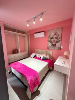 Studio Pink com ar, varanda, academia e piscina - Juiz de Fora - 0