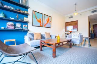 RH - Marina View Getaway, Spacious One-Bedroom with Terrace in Dubai Marina - Dubái - 0