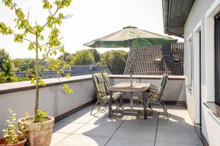 Luxuriöse Wohnung mit Terrasse, Balkon und Wasserbett - 24h Check-In - Garbsen - 7