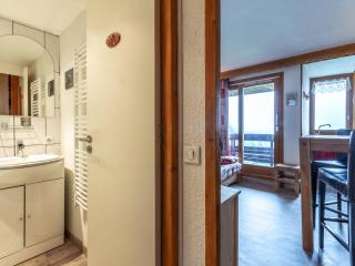 Valmorel : 2 pièces rénové, front de piste, balcon, casier à skis, pour 4 personnes - FR-1-356-328 - Valmorel - 5