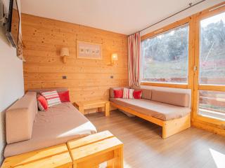 Duplex cosy 6 pers, lave-linge, balcon, proche pistes à Valmorel - FR-1-356-321 - 0