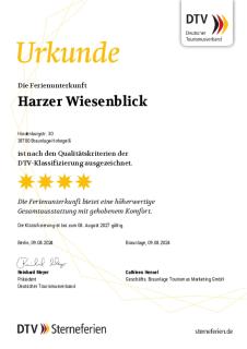 FeWo Harzer Wiesenblick, Hunde willkommen, W-Lan, Sauna, DTV 4 Sterne, 3 Pfoten - 6