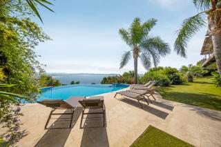 Prestigieuse Villa Piscine vue mer-WiFi CLiM By HC 4 chambres - vue mer époustouflante Parking-WIFI BY HC - Hyères - 8