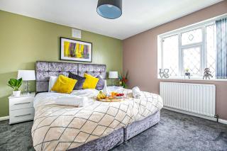 Central Leamington Spa House with Free Parking, Fast Wifi, Smart TV with Free Netflix and Garden by Yoko Property - Leamington Spa - 6