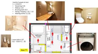 Tamatsukan 玉津館, Detached Hse, JR Tsuruhashi 7min, Kansai Airport 關西空港 57 mins, Namba 6 mins, Nihonbashi 4 mins, Universal Studio 37 mins, Nara 30 mins, Early Check In - Osaka - 7