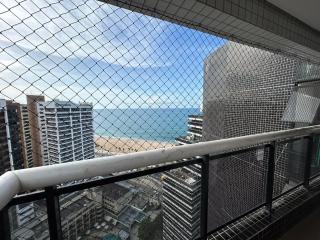 2201 - Vista mar lateral! Apto para 5 pessoas com ar e vaga - 9