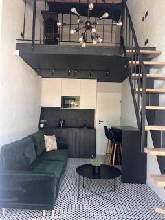 Black and white loft apartment - Palanga Senoji - 0