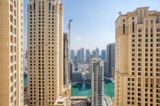 Blueground Sadaf sea view elevator gym DXB-925 - 6