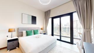 Sol Bay - One Bed with distant Burj Khalifa View - Dubai - 7
