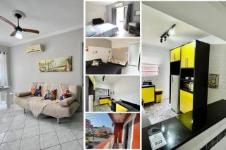 Apê na Tupi com Ar Condicionado nos Quartos e Sala, Garagem e a 100m da praia - Praia Grande - 0