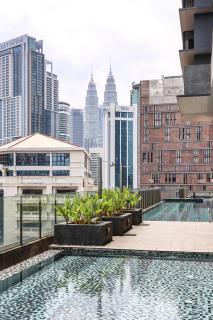 双子塔附近 高级泳池 二床 可住四人 大床 - Kuala Lumpur - 0