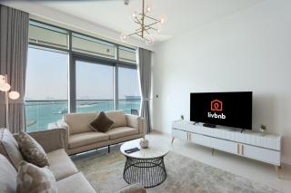 Livbnb - 2B with Sea View Emaar Beachfront - Dubai - 3