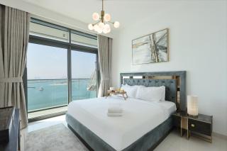 Livbnb - 2B with Sea View Emaar Beachfront - Dubai - 8