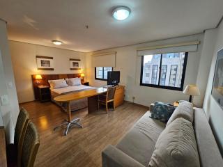 Flat Hotel Jamaris 100 Bairro Moema uh1410 - São Paulo - 0