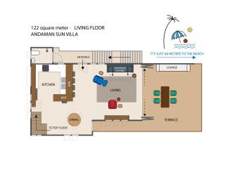 At the Beach Spacious 2-level Design Home for 2-5, Ao Yon Beach Phuket - Ban Ao Makham - 2