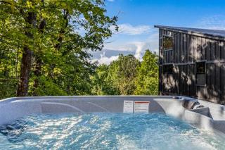 Little Bear Lodge, 3BR2BA private cabin in Cosby, TN Gorgeous outdoor space, fire pit, hot tub - 0