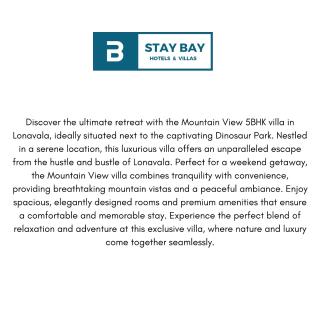 Mountain View 5BHK Villa by Stay Bay - Lonavala - 8