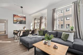 Ferienwohnung Blaßdörfer - Traumhafte Altbauwohnung mit Self-Checkin und 93 qm2 - Bad Kissingen - 9