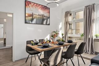 Ferienwohnung Blaßdörfer - Traumhafte Altbauwohnung mit Self-Checkin und 93 qm2 - Bad Kissingen - 7