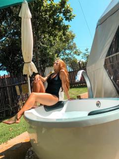 Aconchego no Domo BANHEIRA com AQUECIMENTO 7,5km centro Águas de Lindoia com COM CAFÉ, internet Starlink - 1