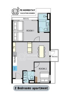 Netflix WiFi Cozy Homestay Trefoil Setia Alam Shah Alam 沙亚南舒适温馨日租民宿 - Setia Alam - 1