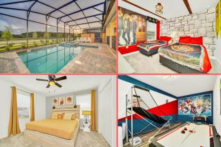 Perfect 9 Bed 5 Bath Home/Games room/ Private pool - 0