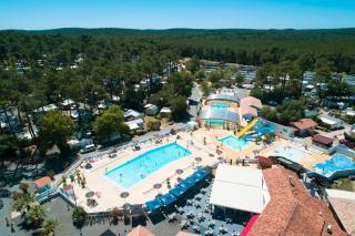 Un toit sur le bassin bungalow - Claouey - 8