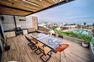 Aldea 1BR Bohemian Rooftop Ocean View for 2 - Paracas - 0