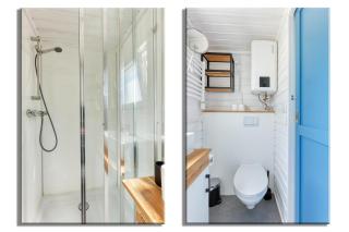 Blue Tiny House with HotTub - Zeewolde - 5