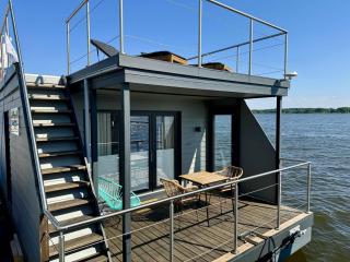 Hausboot bikini mit Dachterrasse in Schleswig am Ostseefjord Schlei - Schleswig - 0