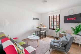 Grand logement 38m2, Aéroport Paris CDG, Disneyland Paris 20min, Parc Astérix, 1 Chambre, 1 Salon - 6