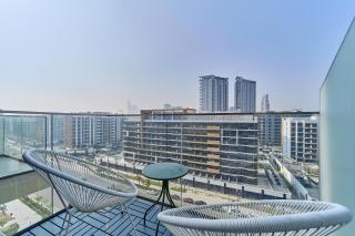 Bright Studio in Azizi Riviera Perfect Getaway - Dubai - 9