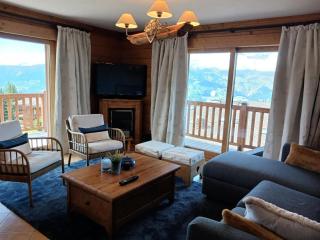 Résidence L'iseran - Spacieux 4 pièces, pieds des pistes, résidence haut de gamme avec piscine, vue splendide sur le Mont Blanc et terrasse Ouest. MAE-8921 - Arc 1800 - 1
