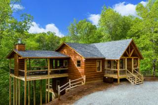 Whiskey Woods - Newly built cabin with fireplace wifi and more - Mineral Bluff - 0