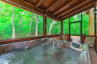 Firefly Cabin - Hot Tub Firepit Pet Friendly - Mineral Bluff - 0