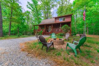 Firefly Cabin - Hot Tub Firepit Pet Friendly - Mineral Bluff - 7