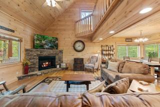 Firefly Cabin - Hot Tub Firepit Pet Friendly - Mineral Bluff - 5