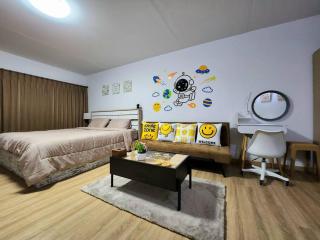 ThePeachRoomที่พักใกล้อิมแพคเมืองทอง เตียงควีนไซส์ - Nonthaburi - 6