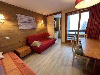 Appartement rénové à Méribel, 1 chambre, 3 couchages, balcon, accès pistes, casier à skis, WIFI - FR-1-355-175 - Les Allues - 0