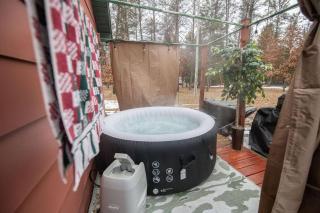 Black bear cabin with blow up hot tub - Necedah - 9