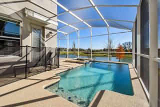 8920 - Luxuosa *Vista do lago* c/ SPA e piscina - Kissimmee - 8